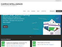 Tablet Screenshot of campusintelligence.com